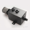 2L Aluminum Oil Catch Can Tank Fuel Tank With Breather & Filter Drain Tap